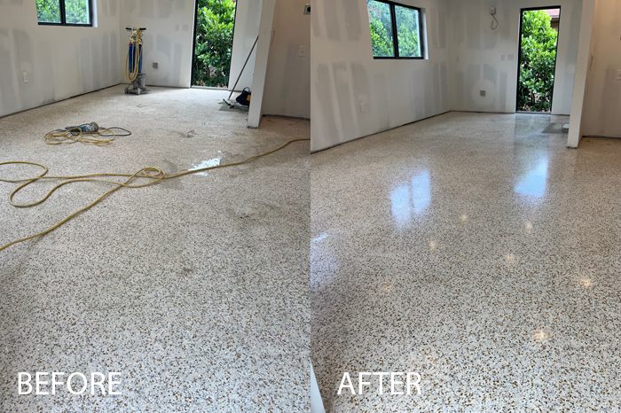Terrazzo restoration project 1