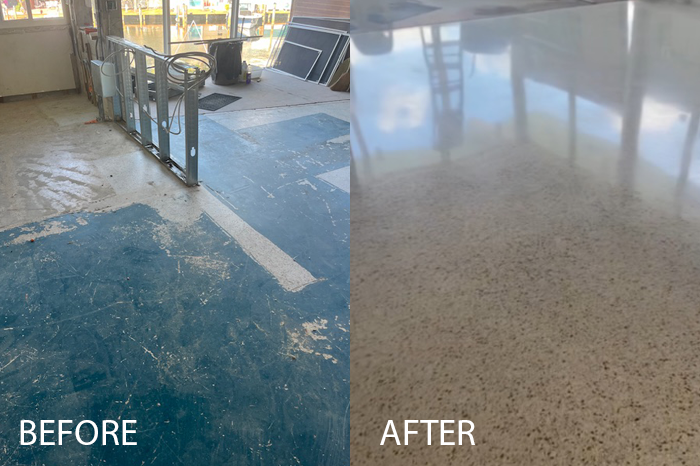 Terrazzo restoration project 5